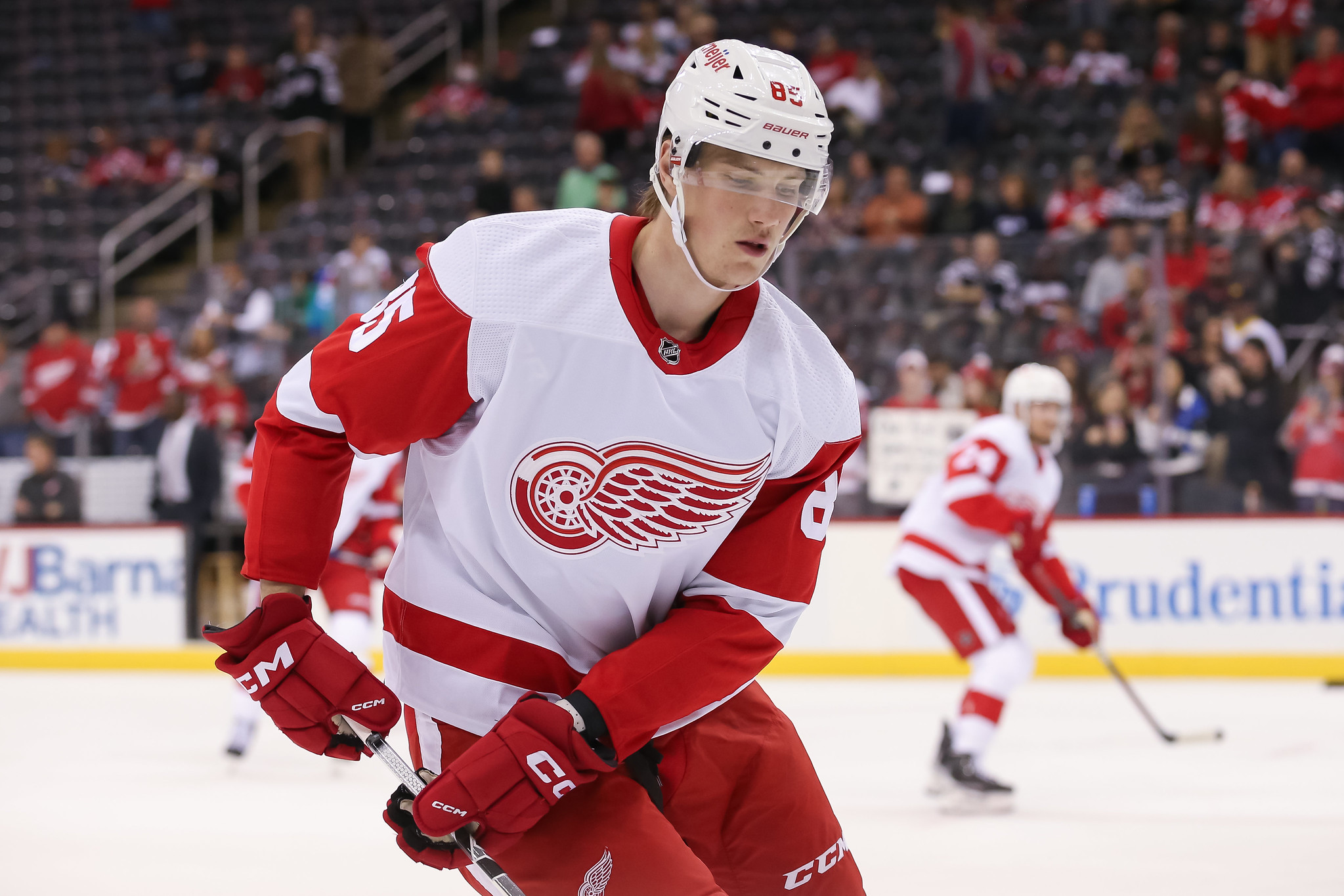 Elmer Soderblom out to prove himself with Red Wings in Traverse City