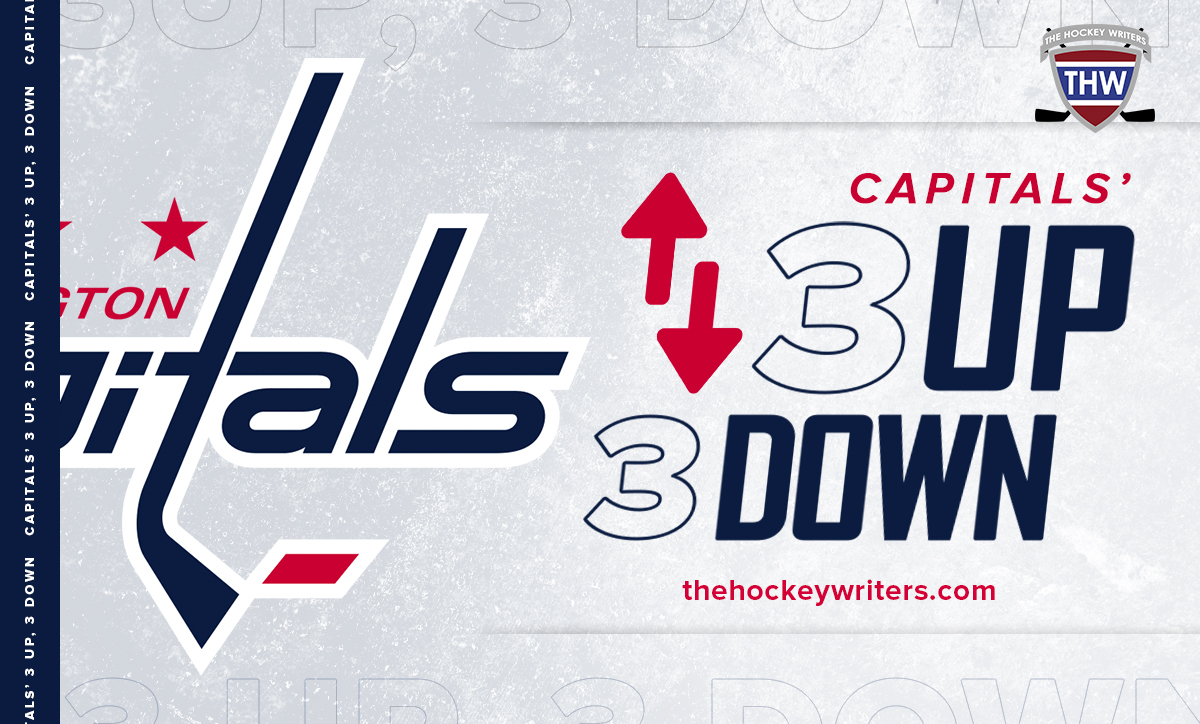 Washington Capitals 3 up, 3 down