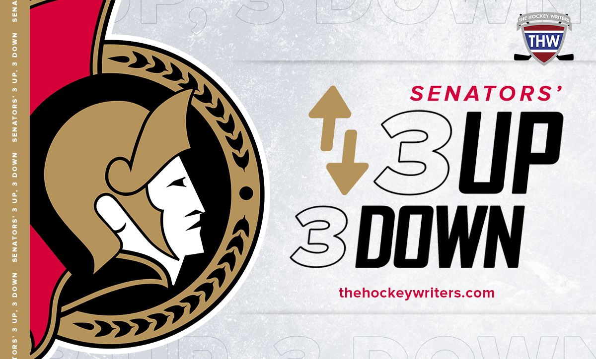 Ottawa Senators 3 up, 3 down