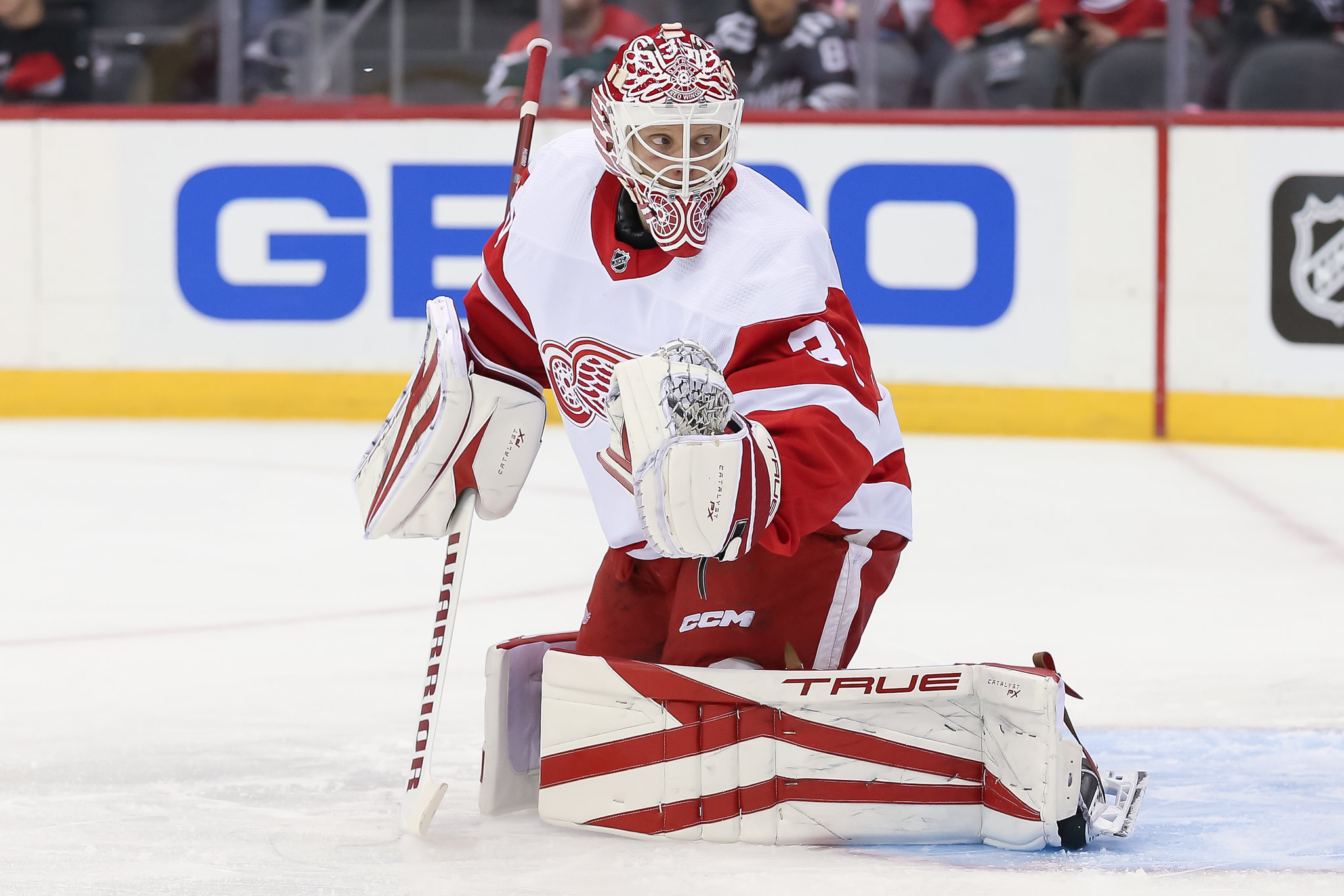 Detroit Red Wings' Petr Mrazek 'excited' to get back in net in Philly
