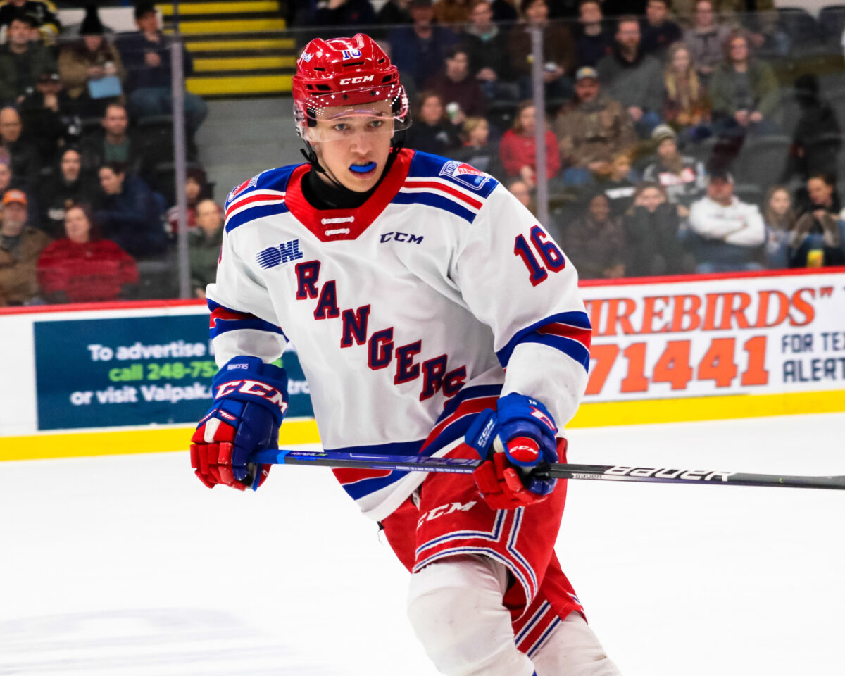 Potential Detroit Red Wings draft pick Carson Rehkopf