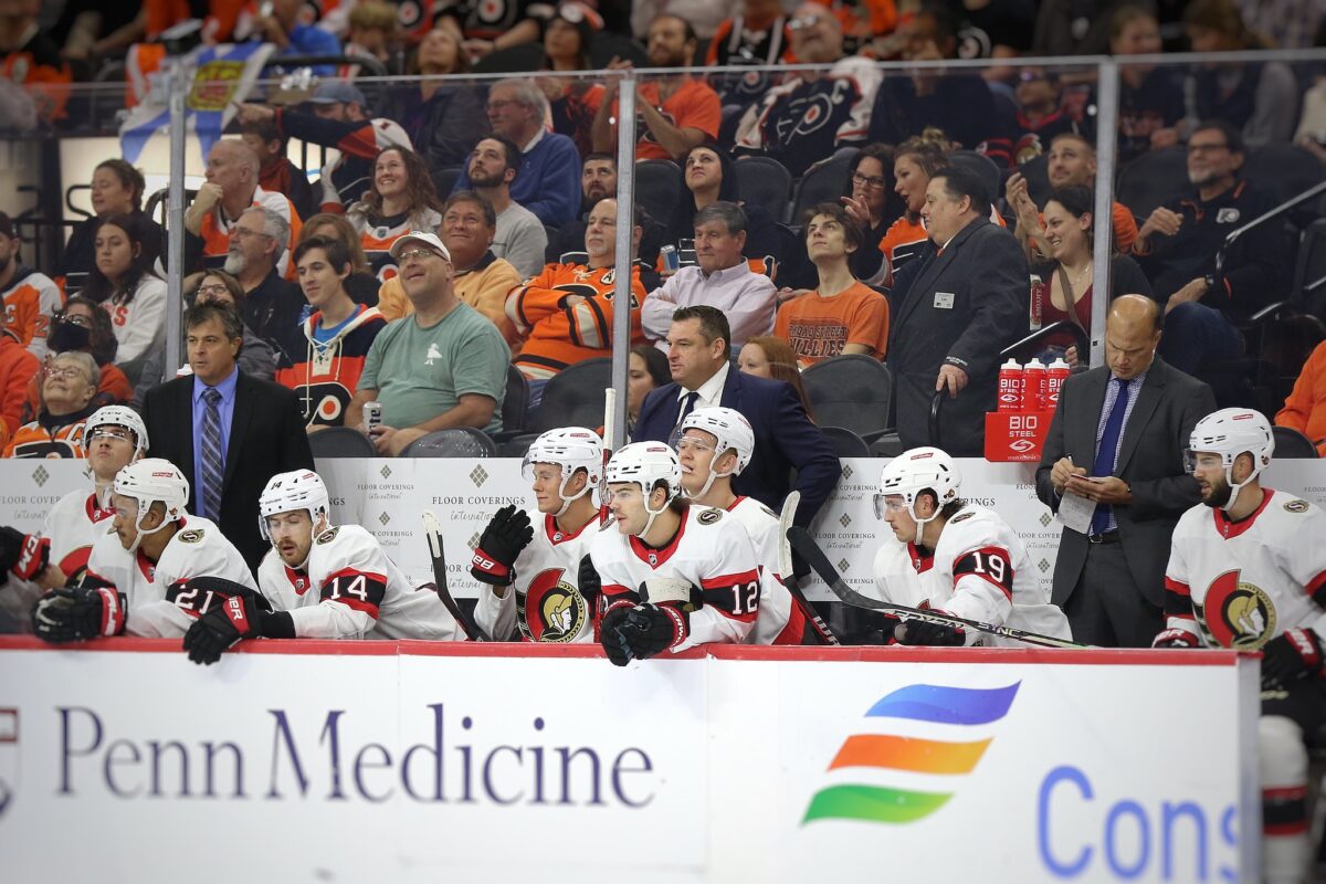 Ottawa Senators Bench