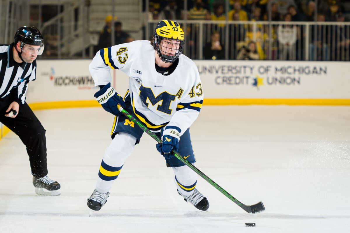 Luke Hughes Michigan Wolverines