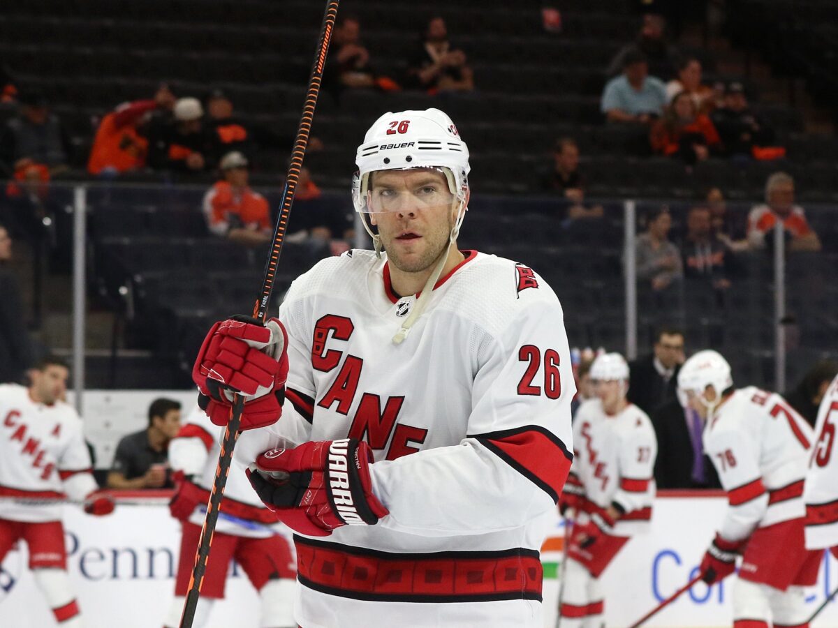 Paul Stastny Carolina Hurricanes