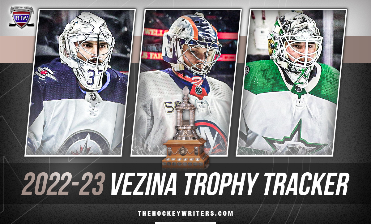 Hellebuyck Vezina Trophy jersey