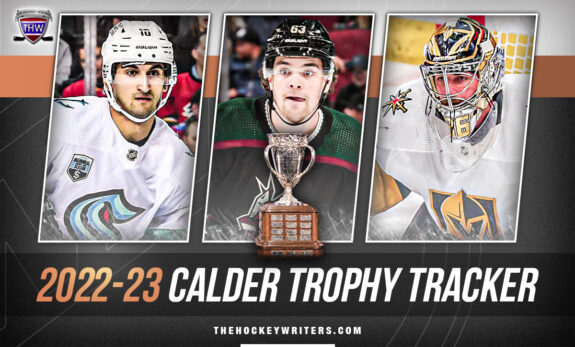 2022-23 Calder Trophy Tracker - The Hockey Writers - - NHL News ...