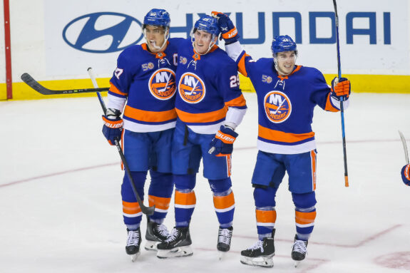 Brock Nelson JG Pageau Anders Lee New York Islanders