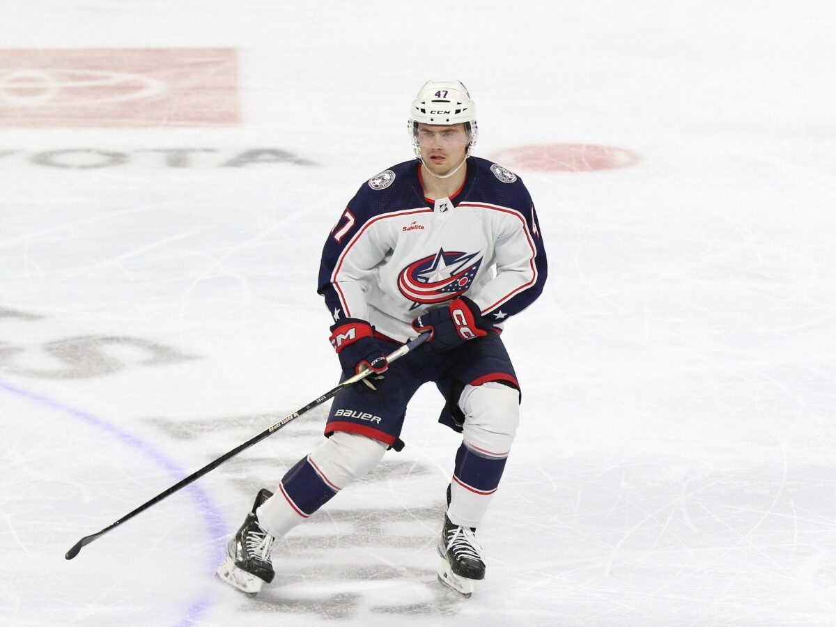 Marcus Bjork Columbus Blue Jackets