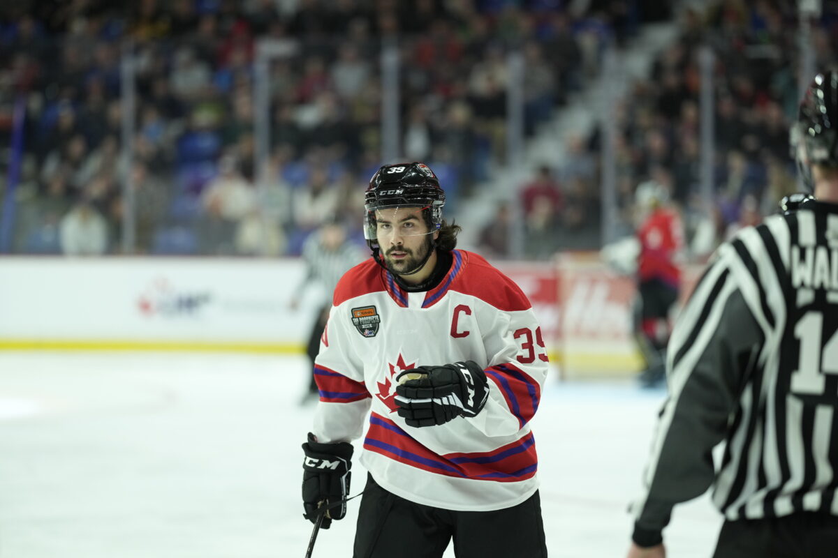 Potential Detroit Red Wings draft pick Colby Barlow.