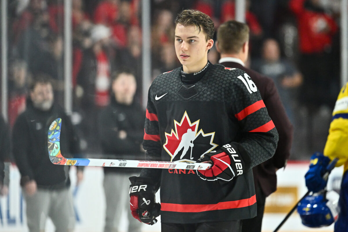 Connor Bedard Team Canada