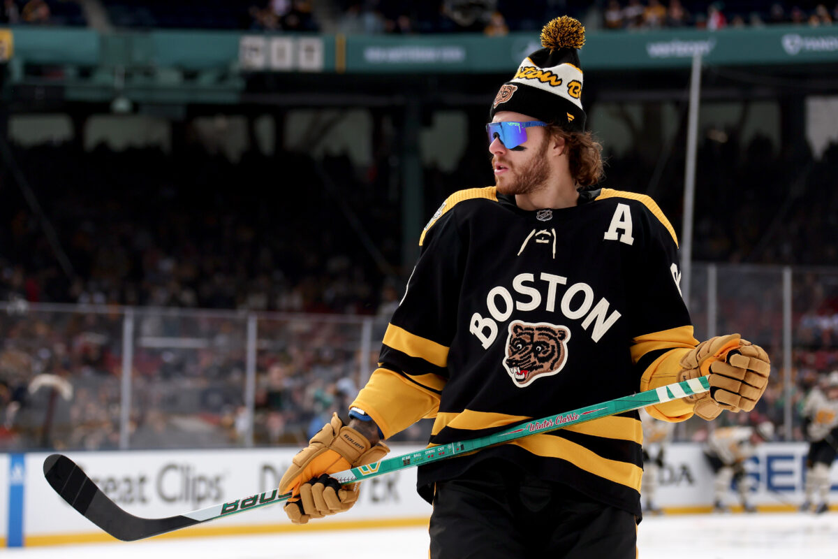 David Pastrnak Boston Bruins 2023 Winter Classic