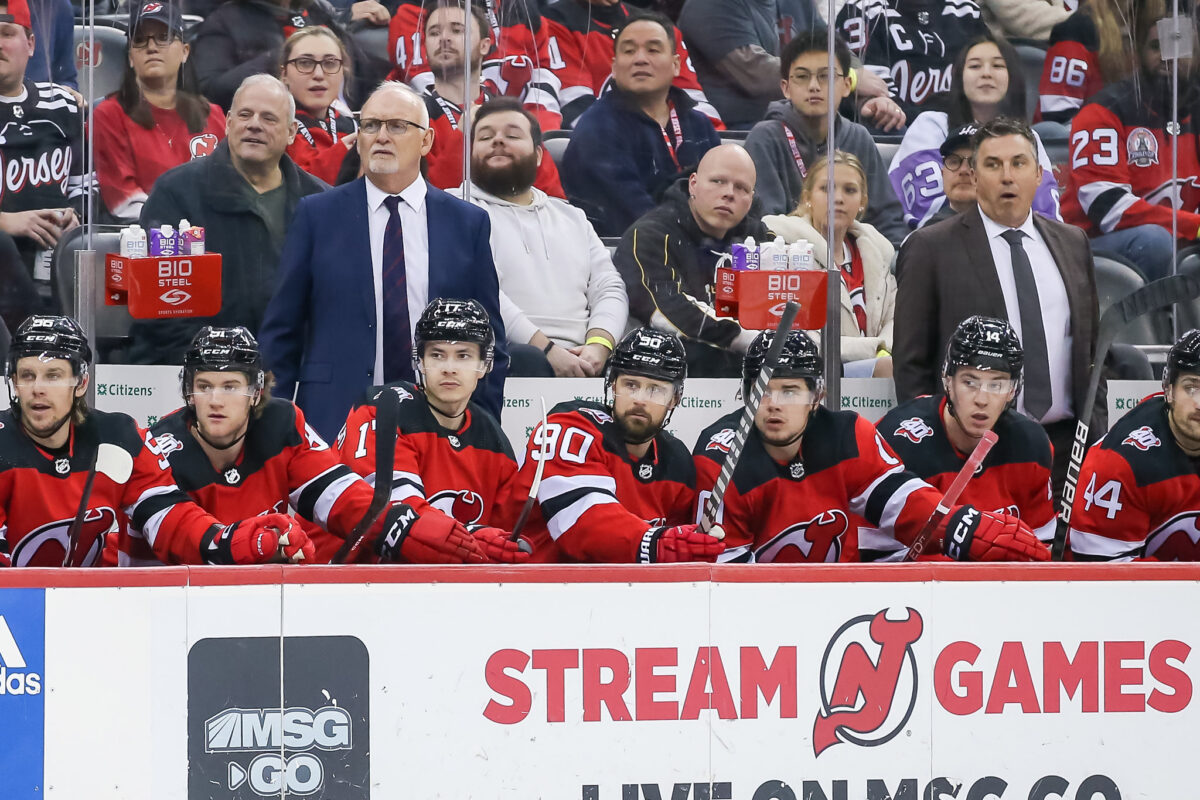 New jersey devils clearance lines