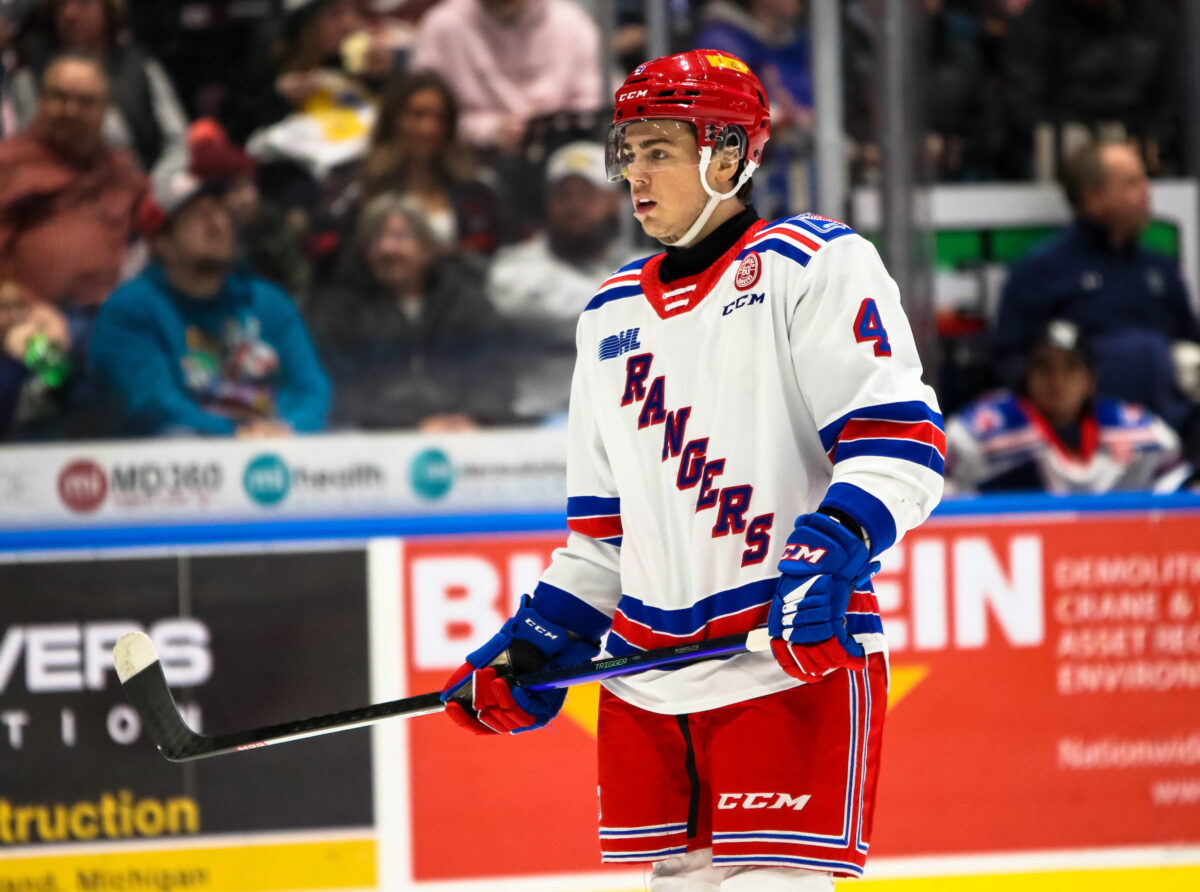 Hunter Brzustewicz Kitchener Rangers