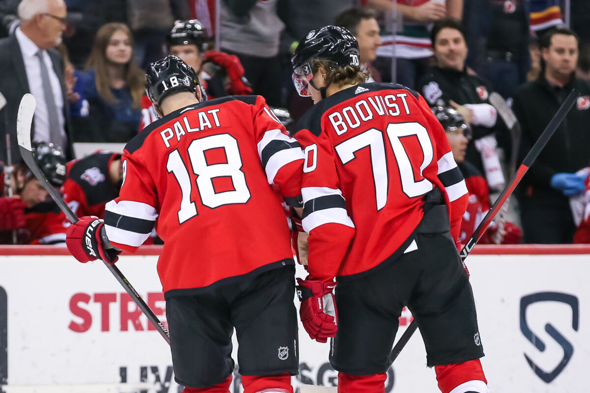 Jesper Boqvist Ondrej Palat New Jersey Devils