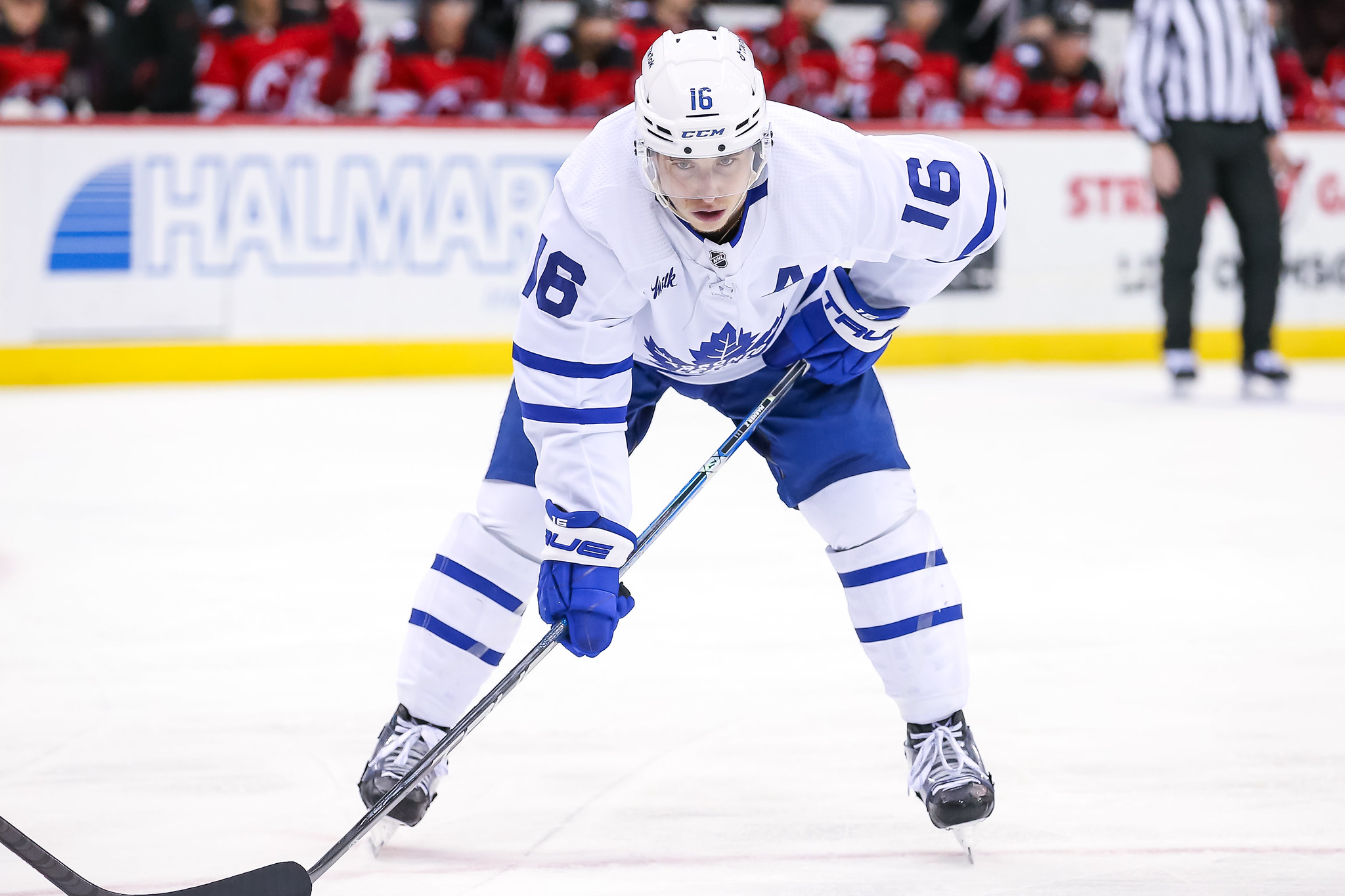 Marner scores twice in Maple Leafs' 7-1 win over Devils