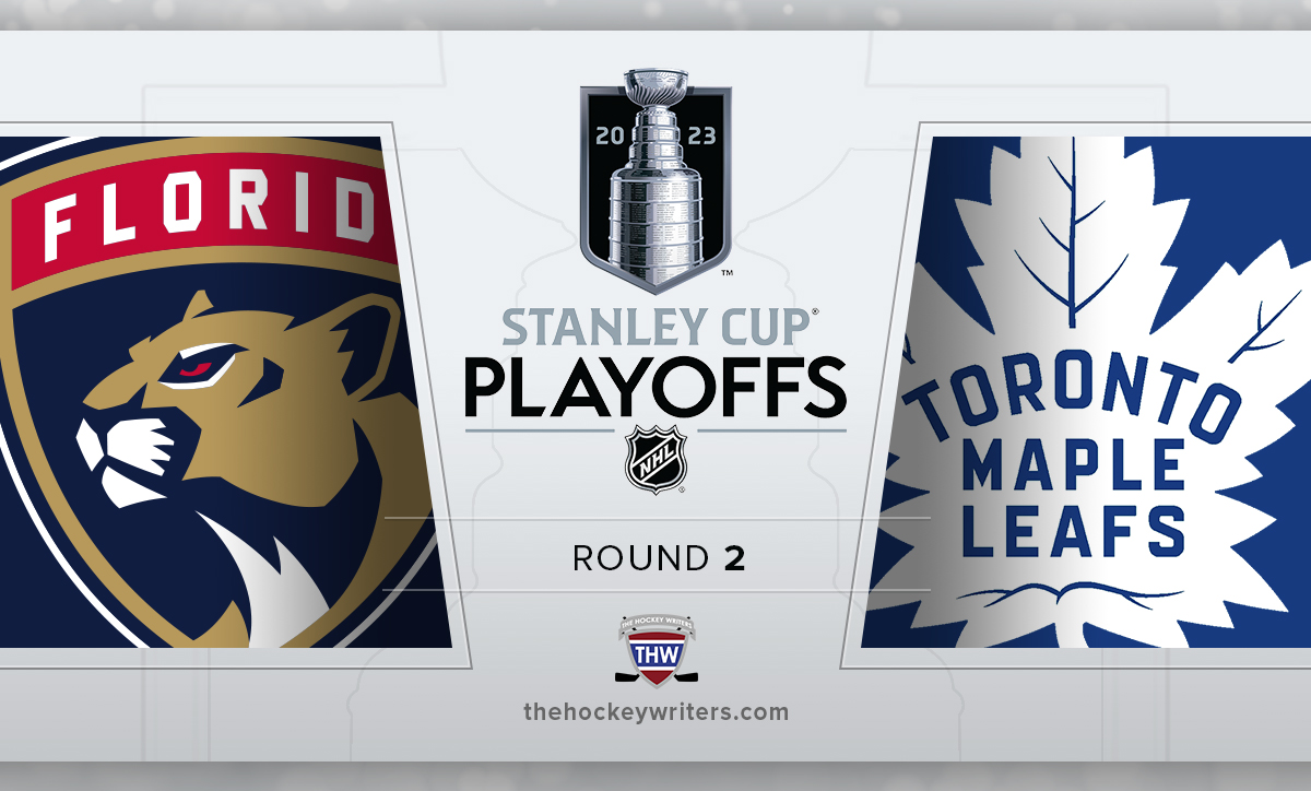 Florida Panthers vs. Toronto Maple Leafs 2023 Stanley Cup Playoff Round 2  Dueling Koozie