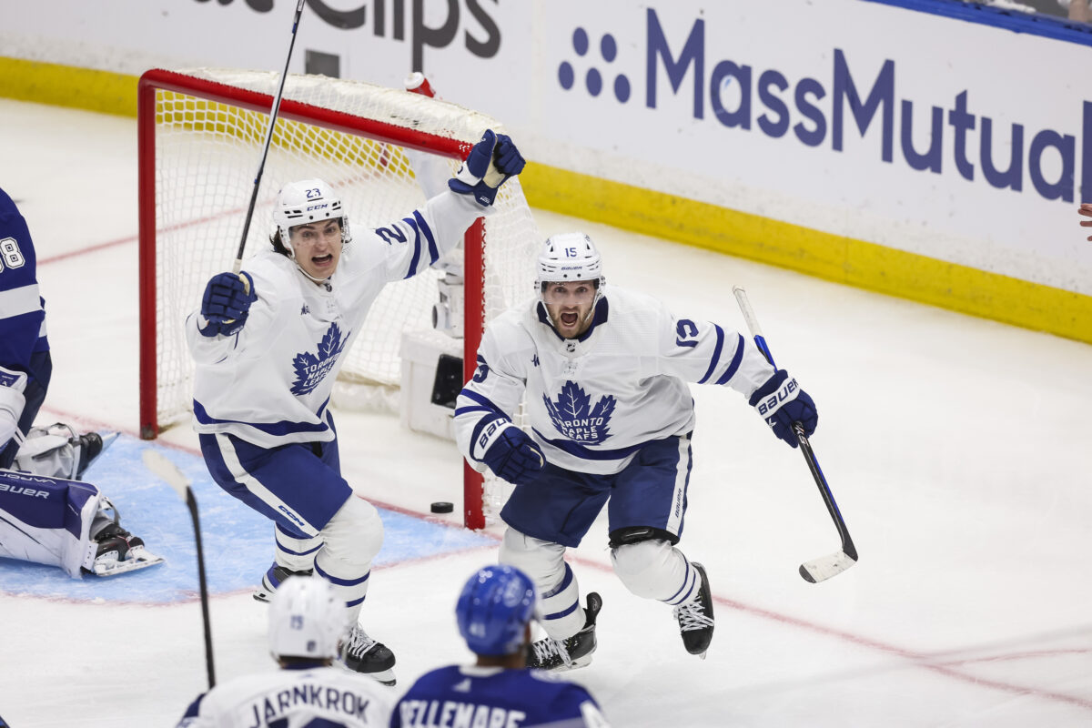 Alex Kerfoot Matthew Knies Toronto Maple Leafs