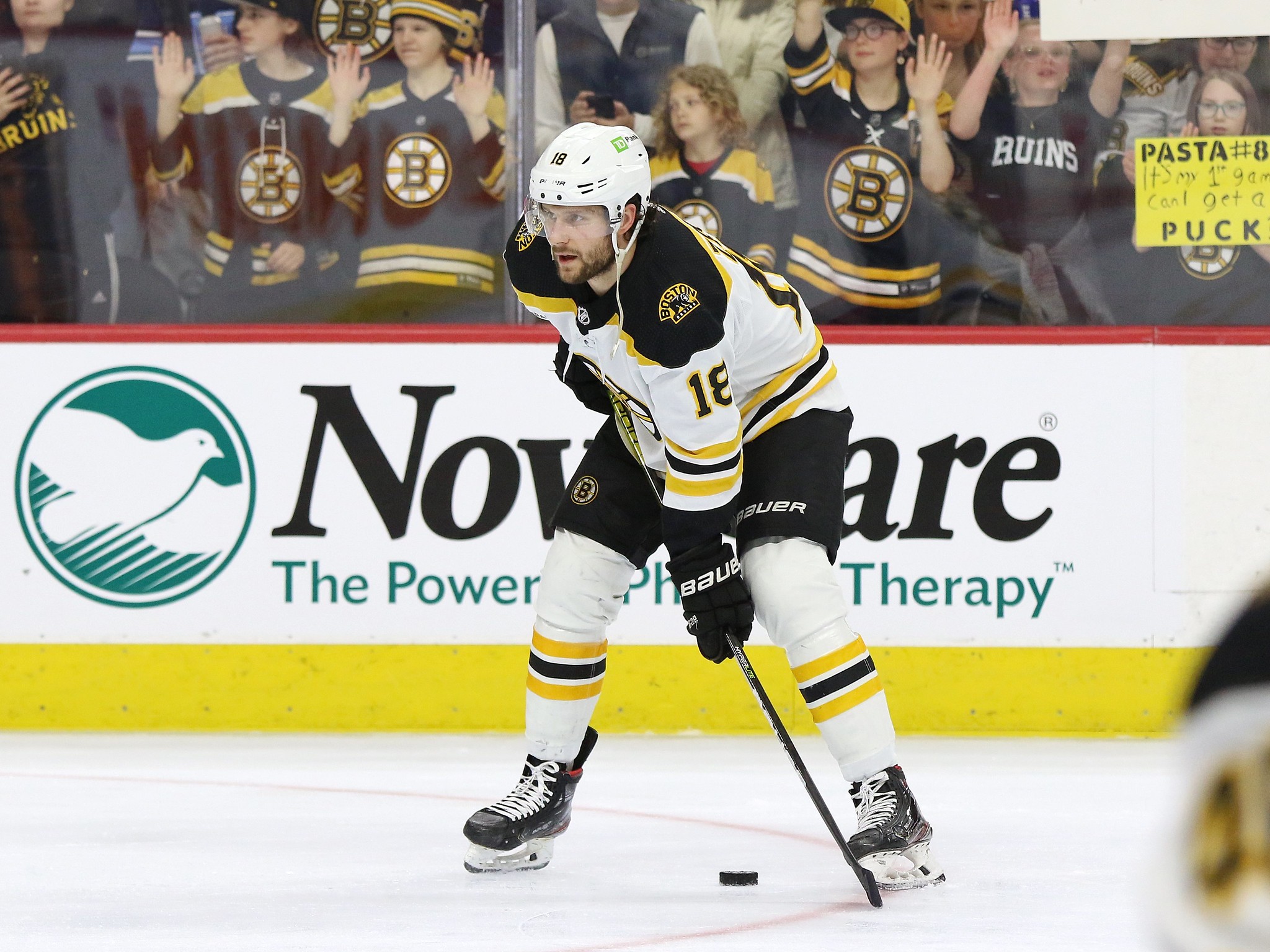 Pavel Zacha has decided on his new number with the Bruins