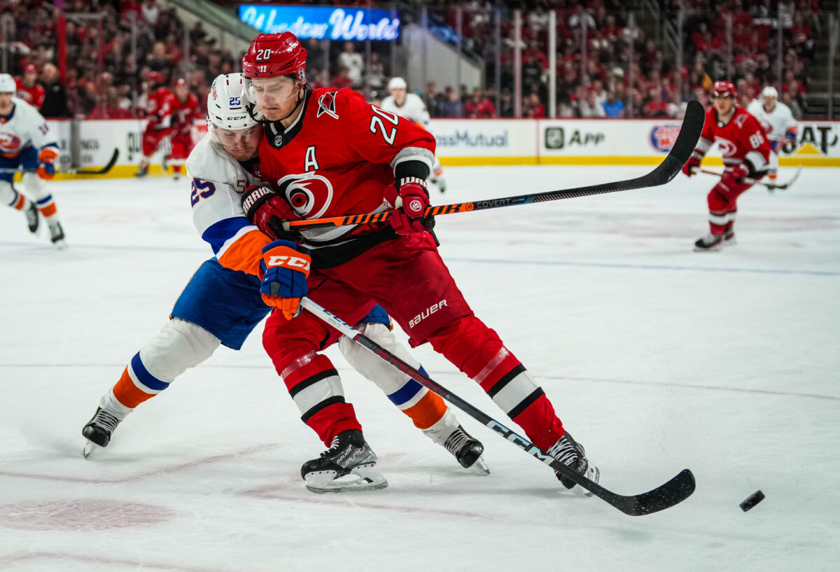 Sebastian Aho Carolina Hurricanes New York Islanders