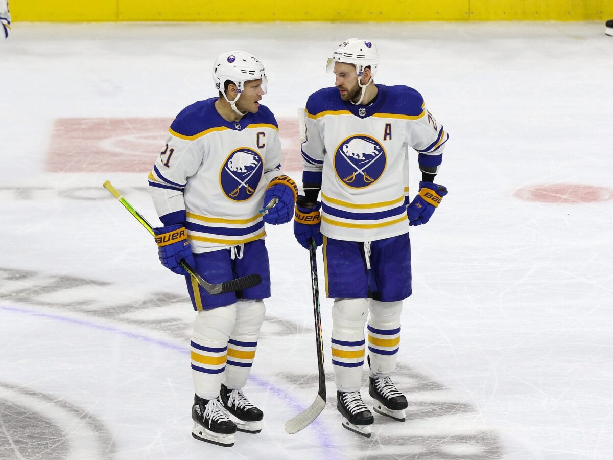 Zemgus Girgensons Kyle Okposo Buffalo Sabres