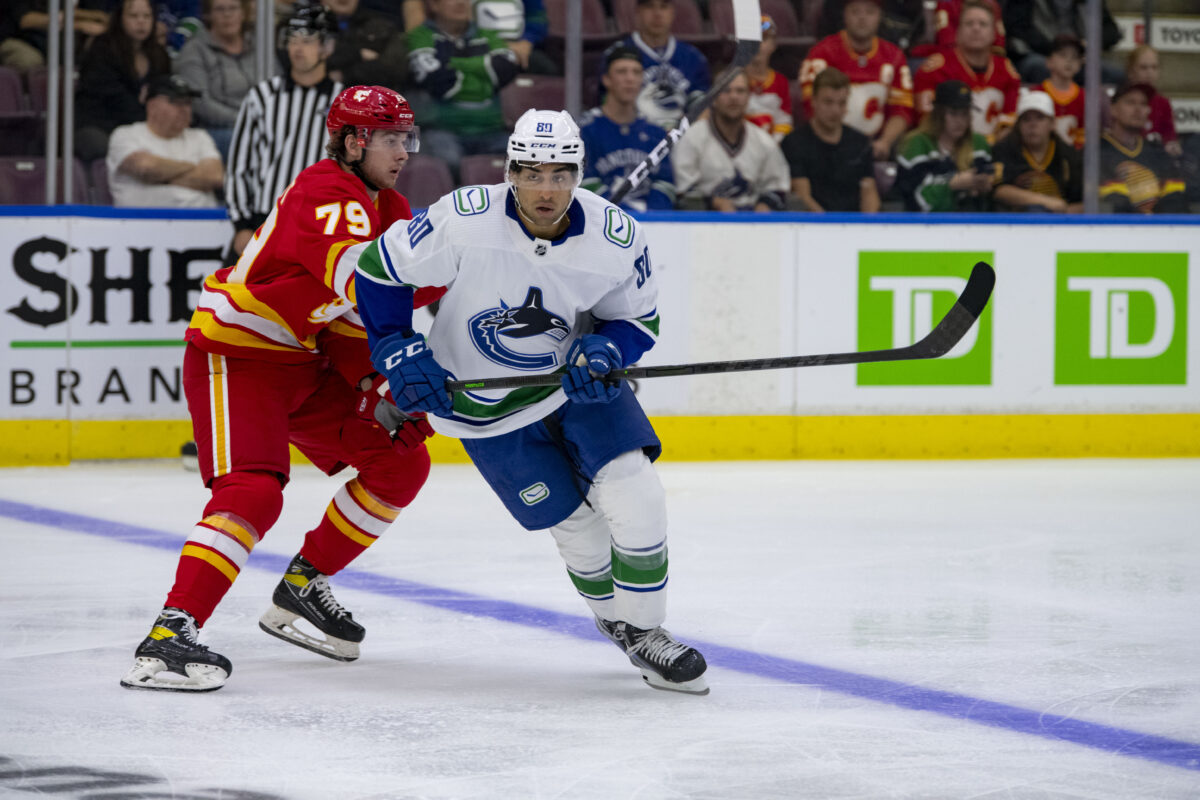 Arshdeep Bains Vancouver Canucks