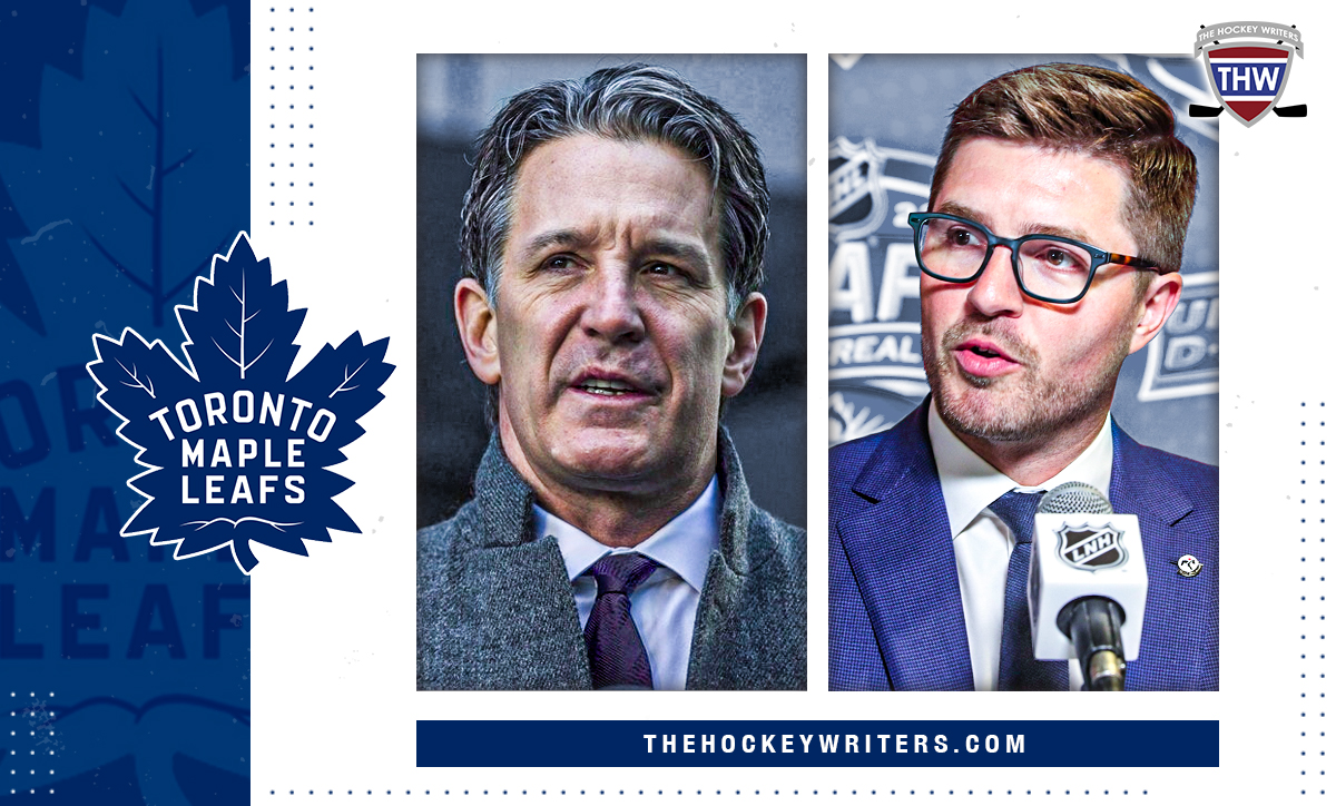 Brendan Shanahan and Kyle Dubas Toronto Maple Leafs