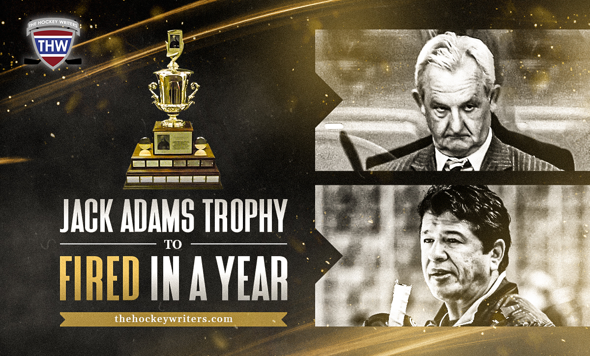 Jack Adams Award Winners Who Were Fired Within A Year - The Hockey ...