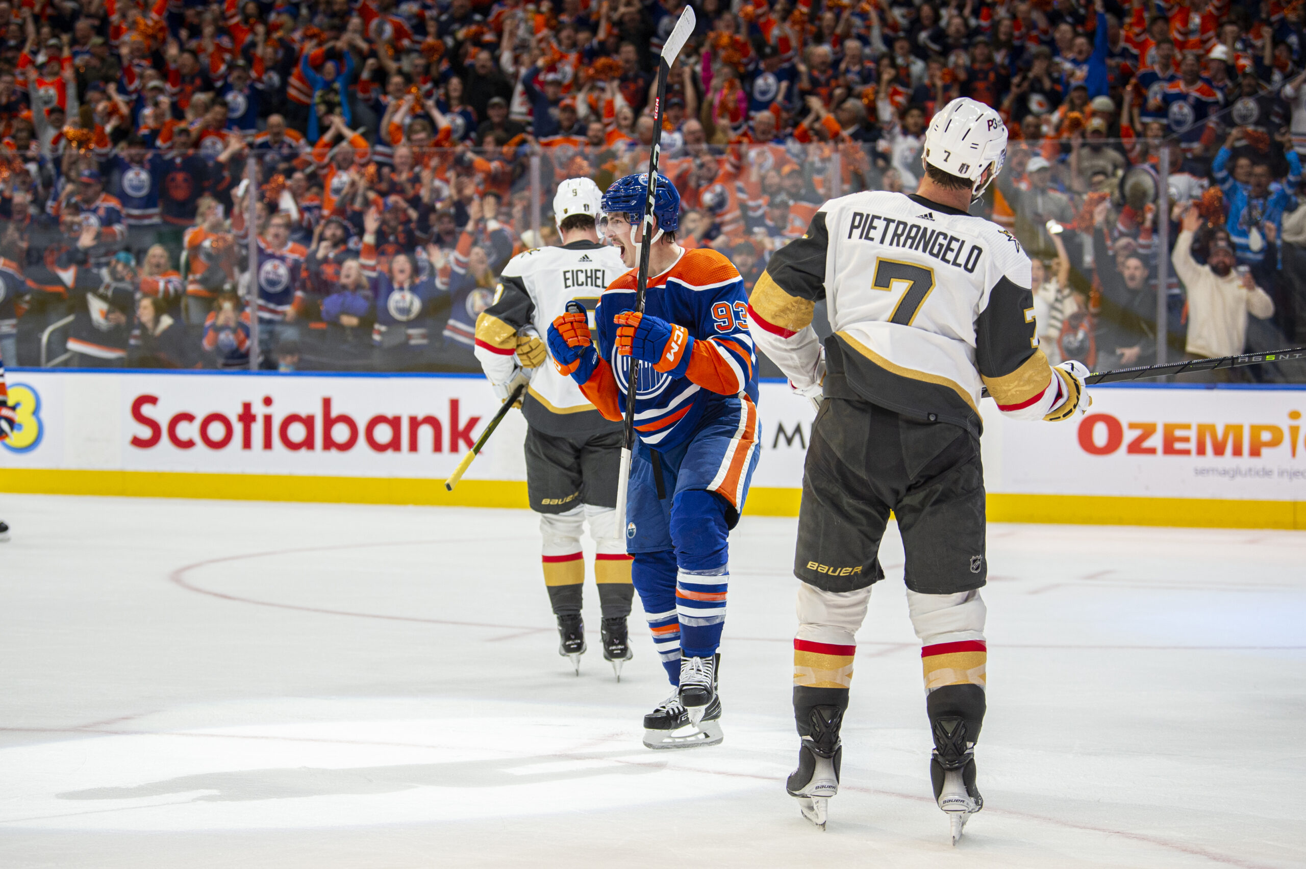Oilers vs. Knights: Nurse suspended for starting fight