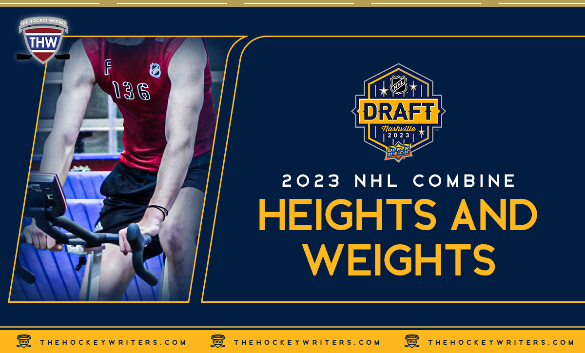 2023 NHL Combine Heights and Weights