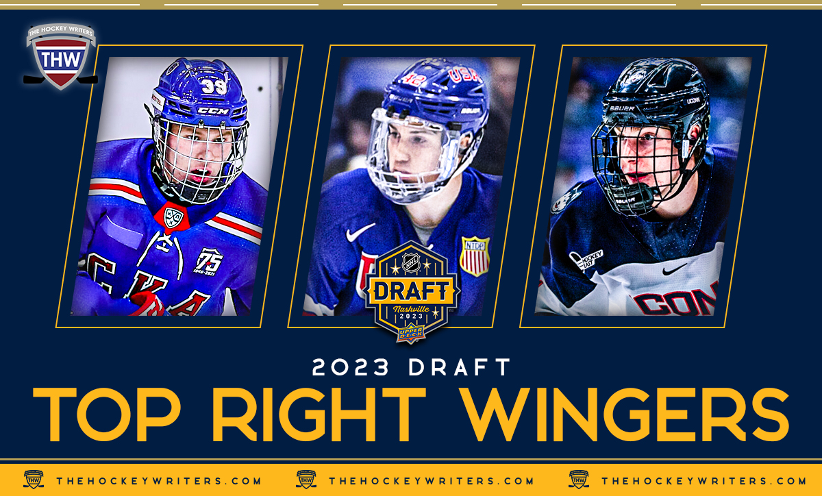 Top Right Wingers 2023 NHL Draft Matvei Michkov, Matthew Wood, Ryan Leonard