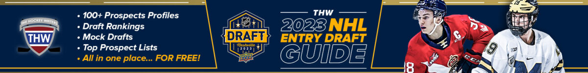 2023 NHL Entry Draft Guide Connor Bedard and Adam Fantilli Banner