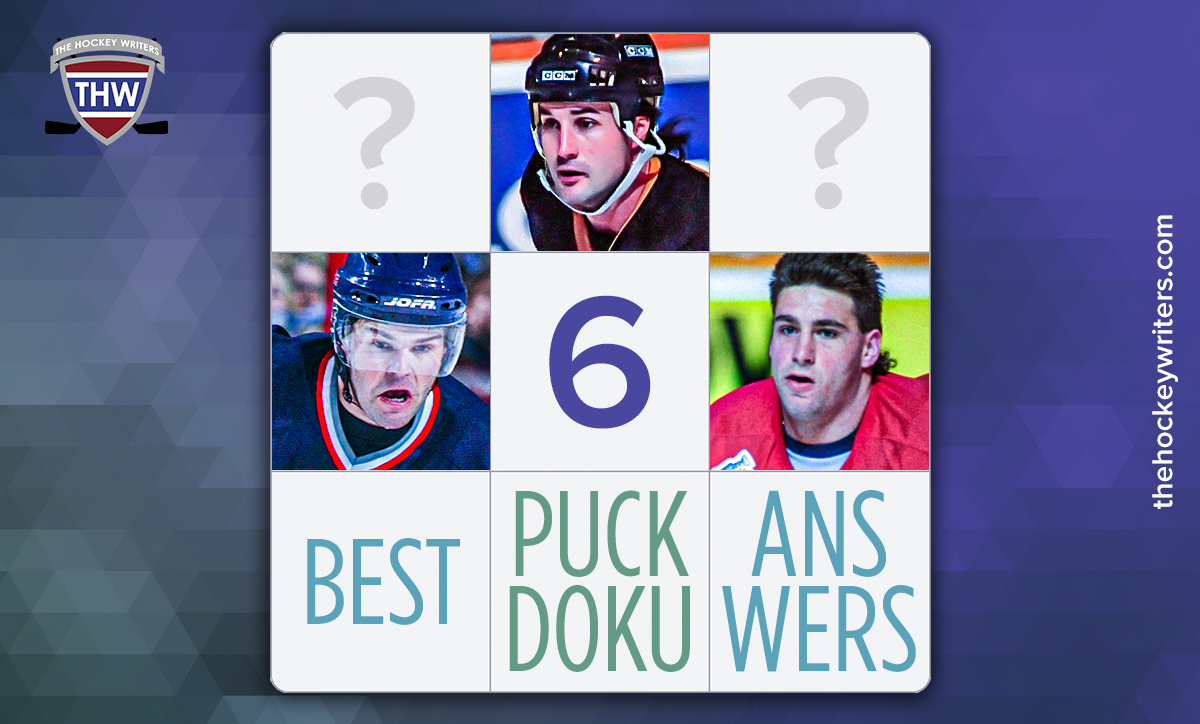 6 Best Puckdoku Answers Jaromir Jagr, Mike Sillinger, and Paul Coffey