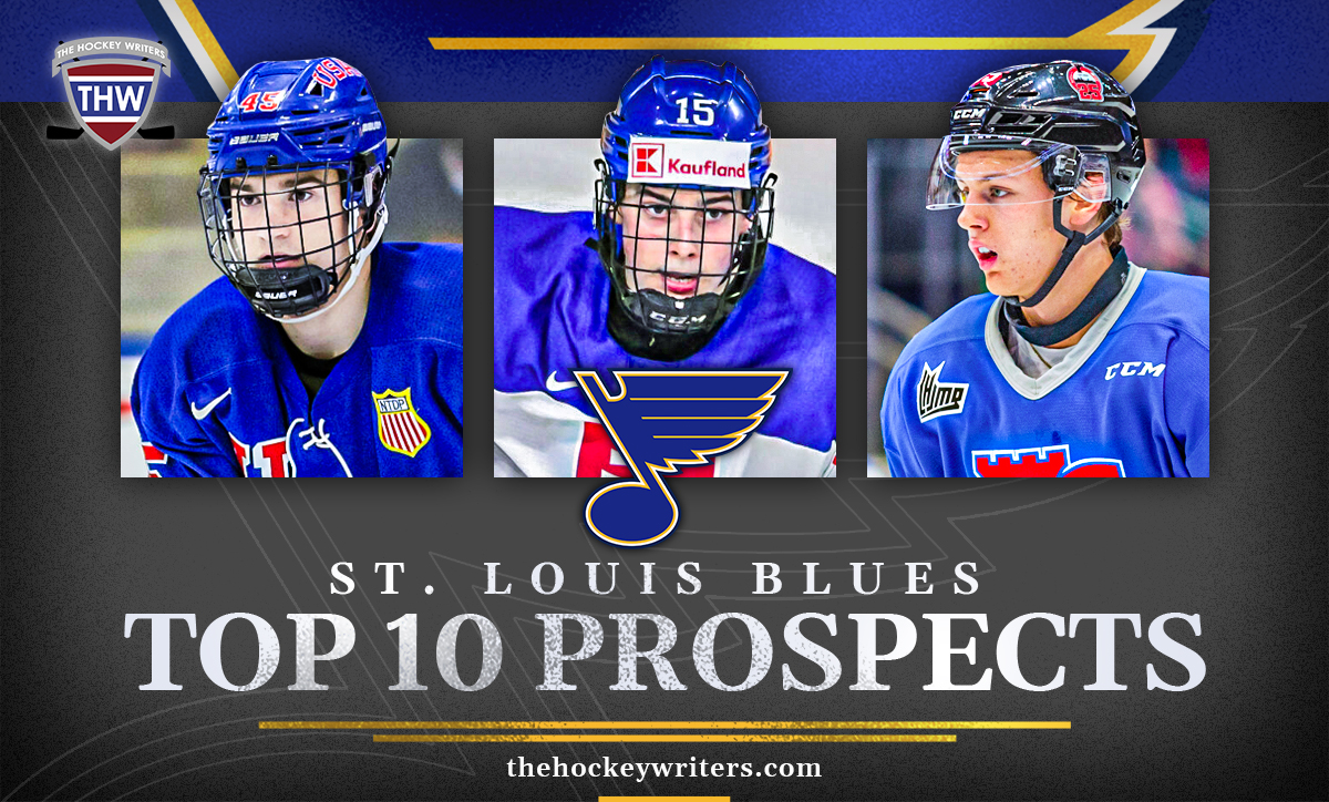 St. Louis Blues top 10 prospects Dalibor Dvorsky, Zachary Bolduc, and Jimmy Snuggerud