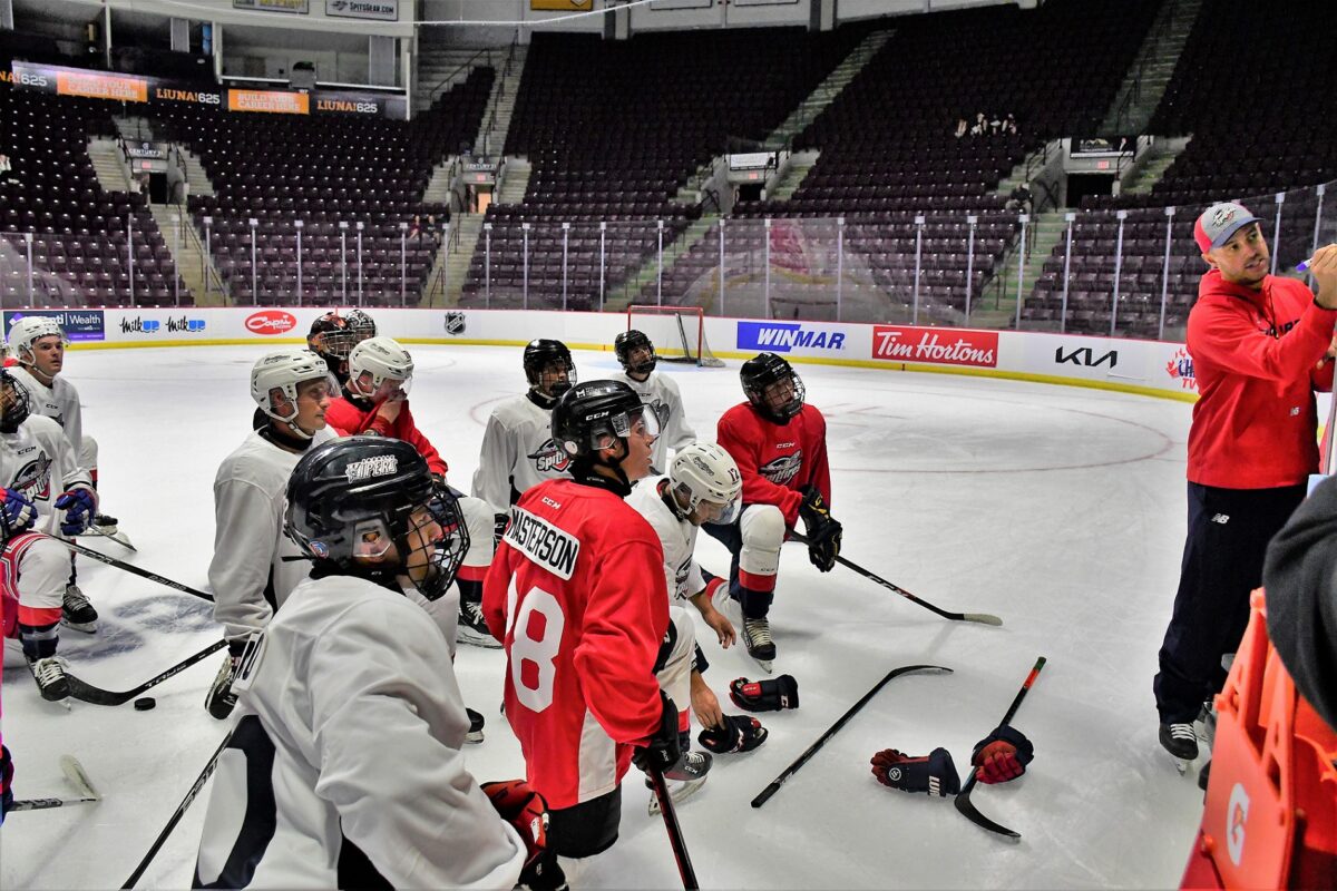 Windsor Spitfires' Head Coach Jerrod Smith