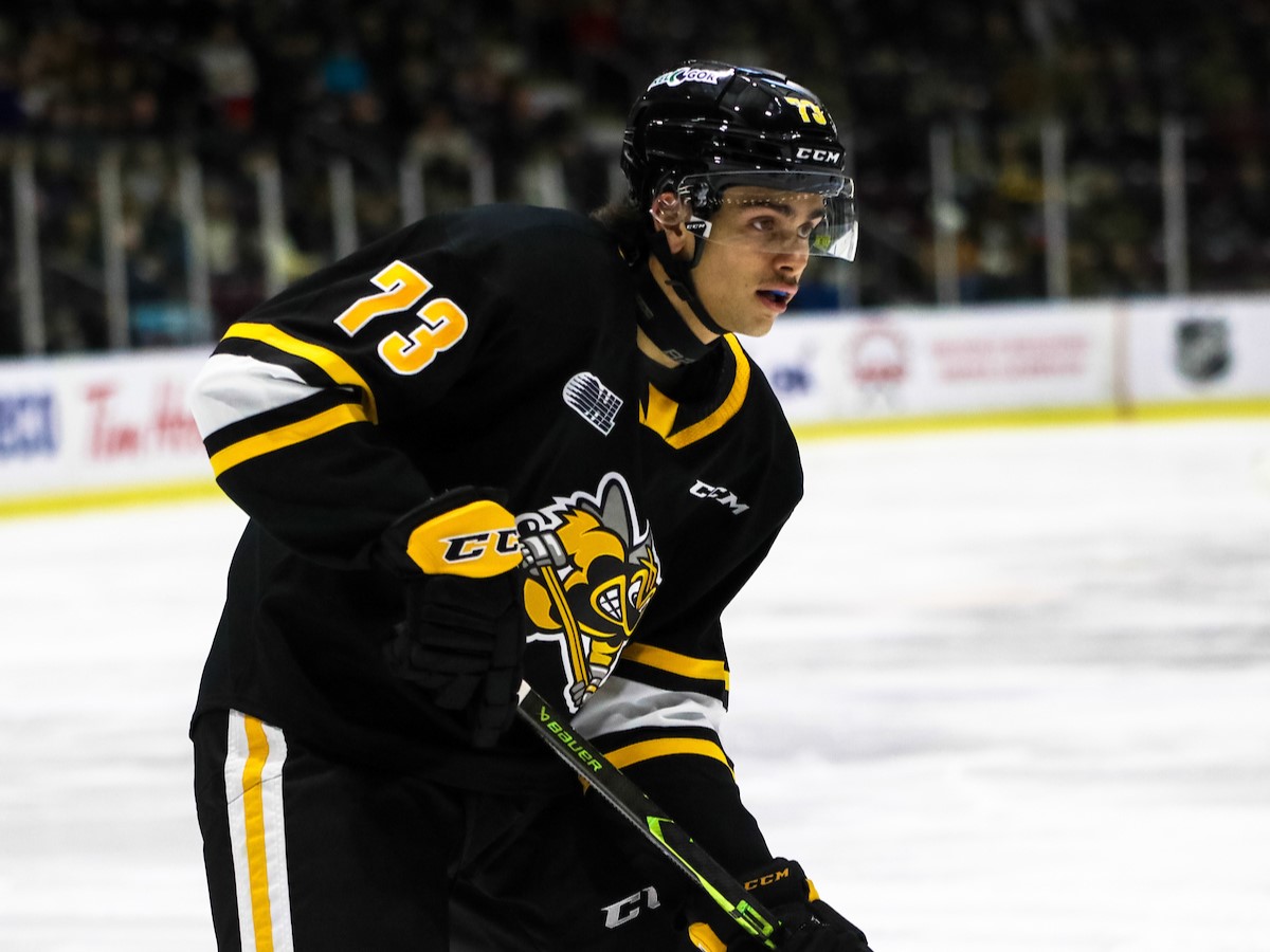 Luca Del Bel Belluz, OHL, Sarnia Sting, Columbus Blue Jackets