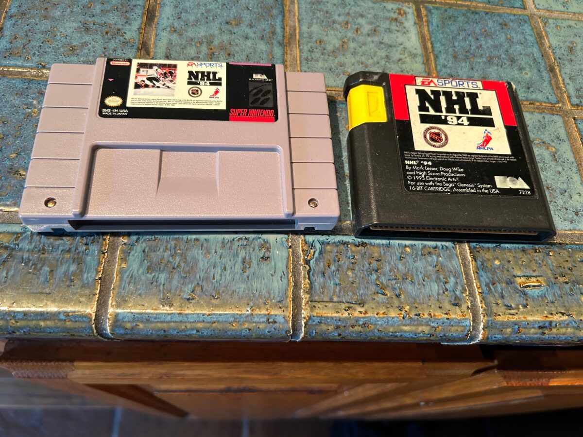 EA Sports NHL 94 Sega Nintendo