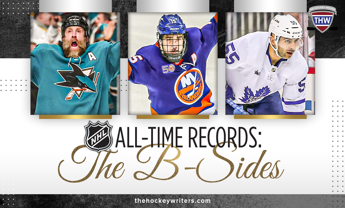 NHL's All-Time Records: The B-Sides Joe Thornton, Cal Clutterbuck and Mark Giordano