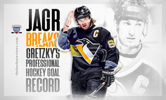 Jaromír Jágr Breaks Gretzkys Professional Hockey Goal Record The