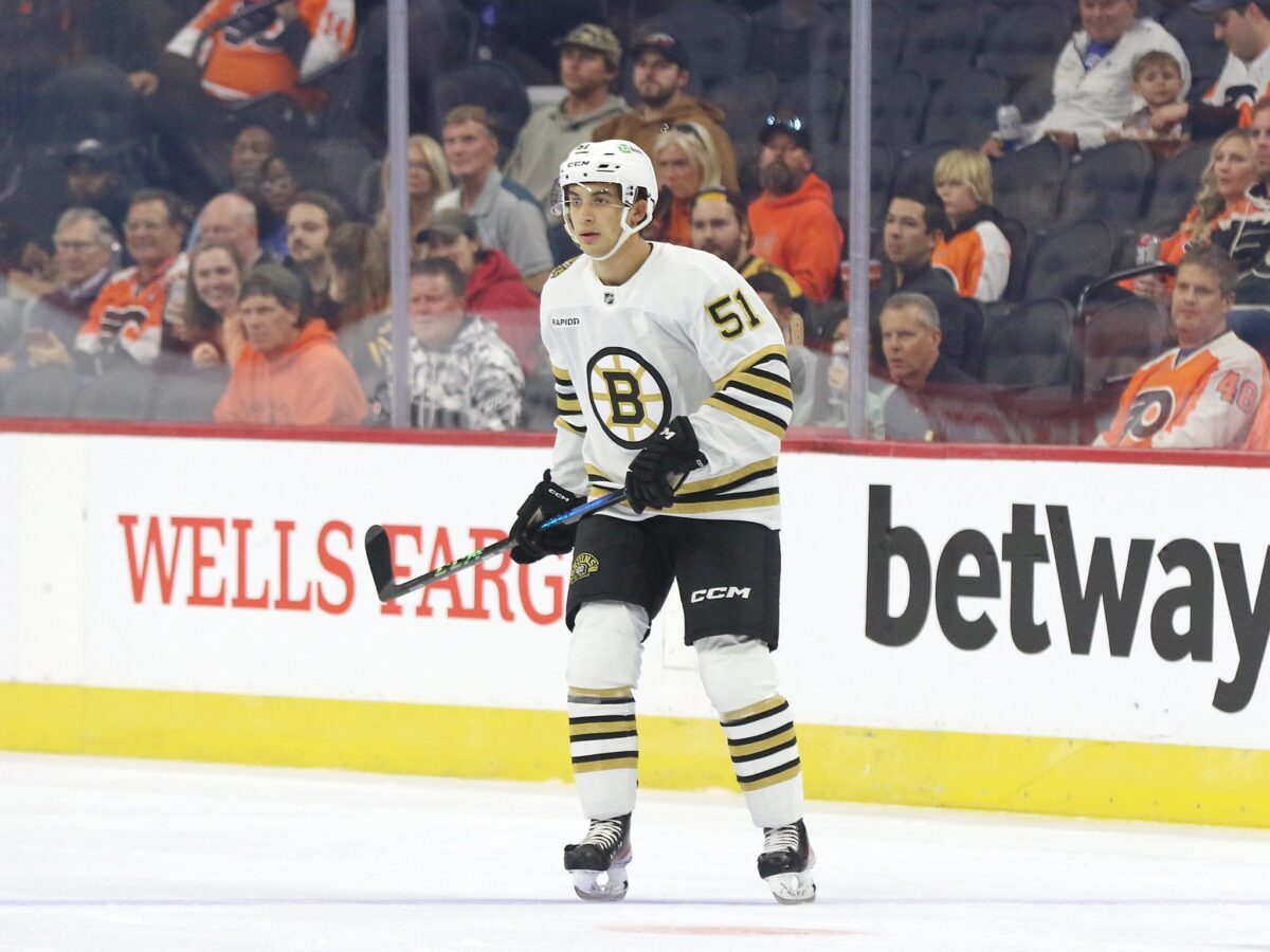 Matthew Poitras Boston Bruins