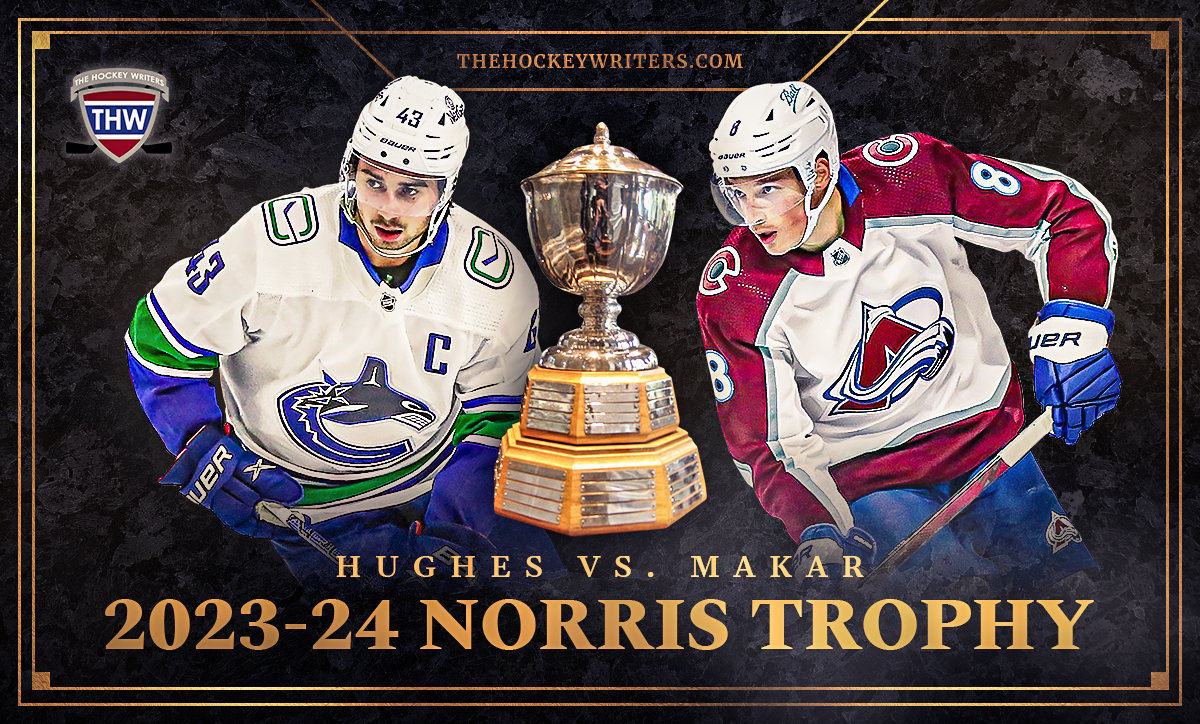 Quinn Hughes vs. Cale Makar 2023-24 Norris Trophy