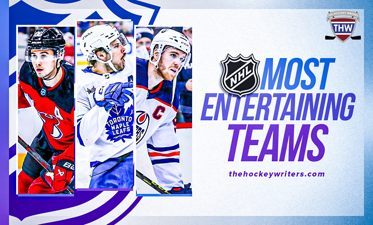 The NHL's Most Entertaining Teams Jack Hughes, Connor McDavid, and Auston Matthews