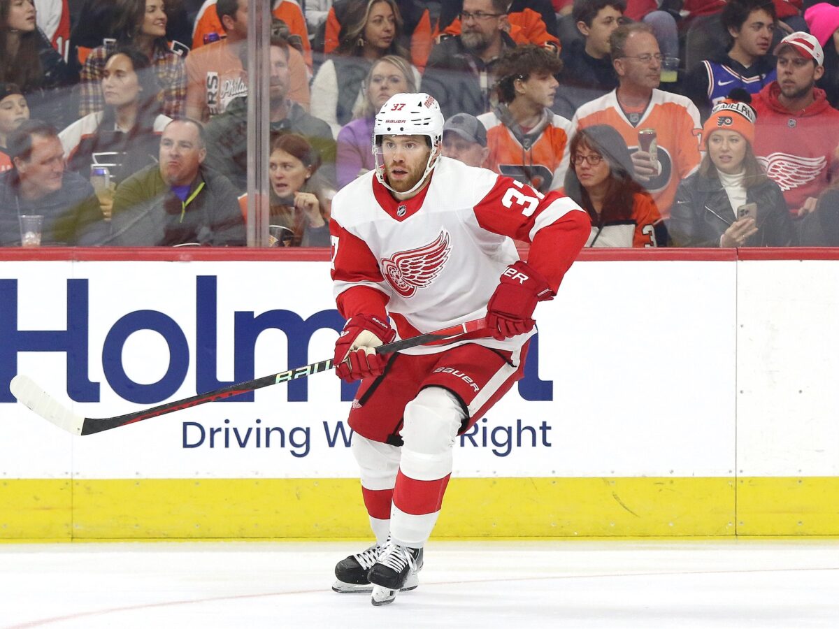 JT Compher Detroit Red Wings
