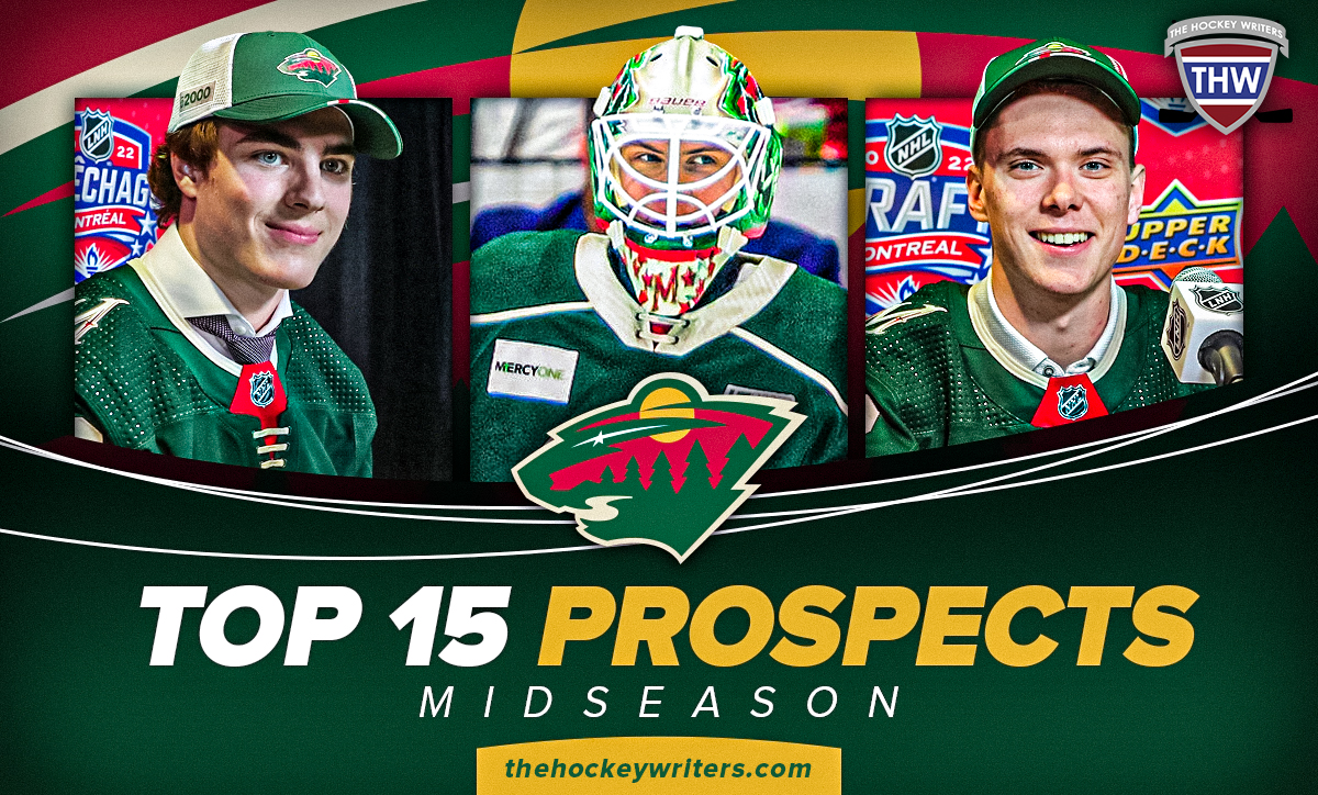 Minnesota Wild Top 15 prospects Danila Yurov, Jesper Wallstedt, and Liam Ohgren