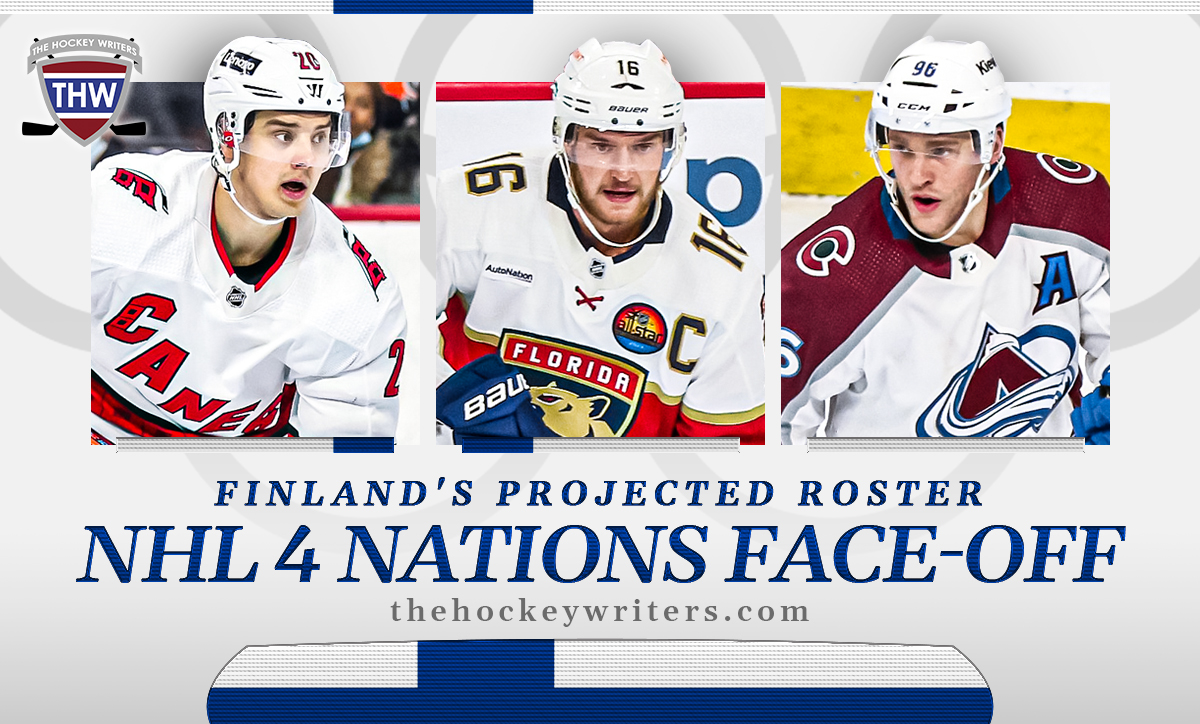 Finland's Projected Roster NHL 4 Nations Face-Off Aleksander Barkov, Mikko Rantanen, and Sebastian Aho