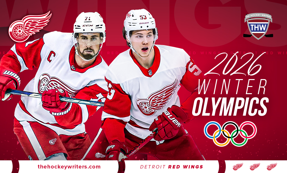 2026 Winter Olympics Detroit Red Wings Dylan Larkin and Moritz Seider