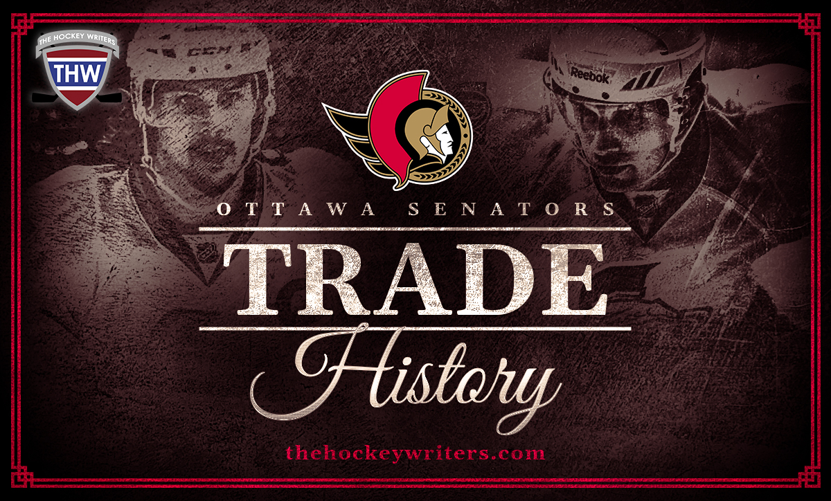 Ottawa Senators Trade History Jason Spezza, Erik Karlsson