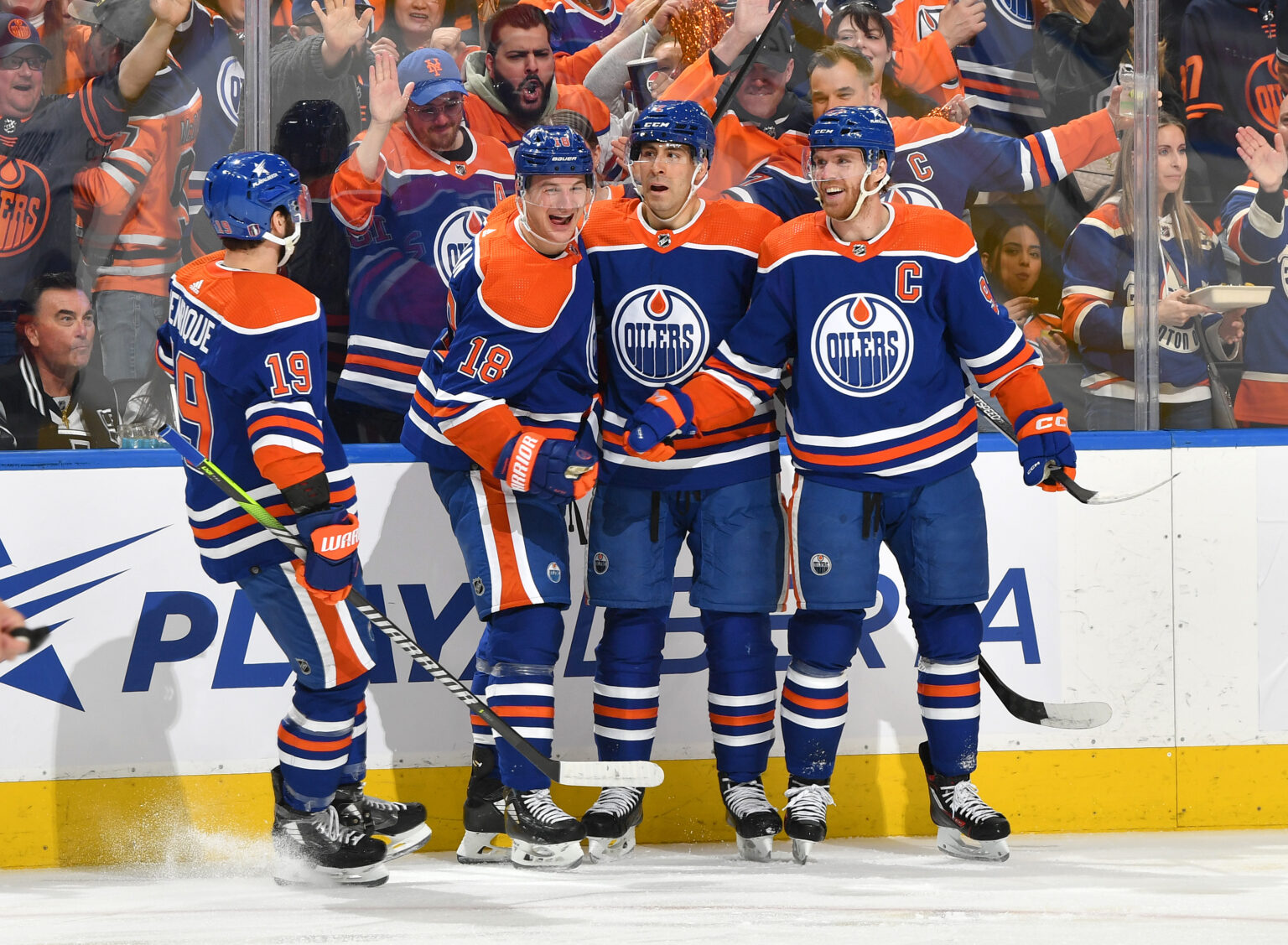 Oilers Spoil Broberg & Holloway's Return to Edmonton, Defeat Blues 4-2 