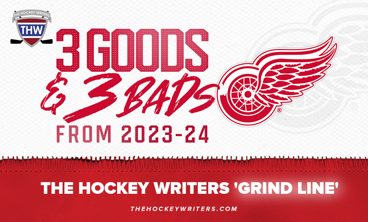 Detroit Red Wings 3 Goods & 3 Bads From 2023-24