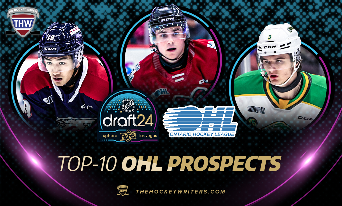 Zayne Parekh Sam Dickinson Jett Luchanko 2024 NHL Draft Top 10 OHL Prospects