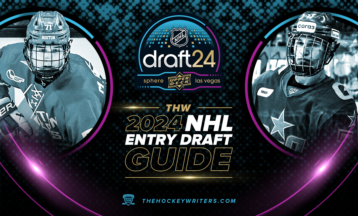 The Hockey Writers 2024 NHL Entry Draft Guide Ivan Demidov and Macklin Celebrini